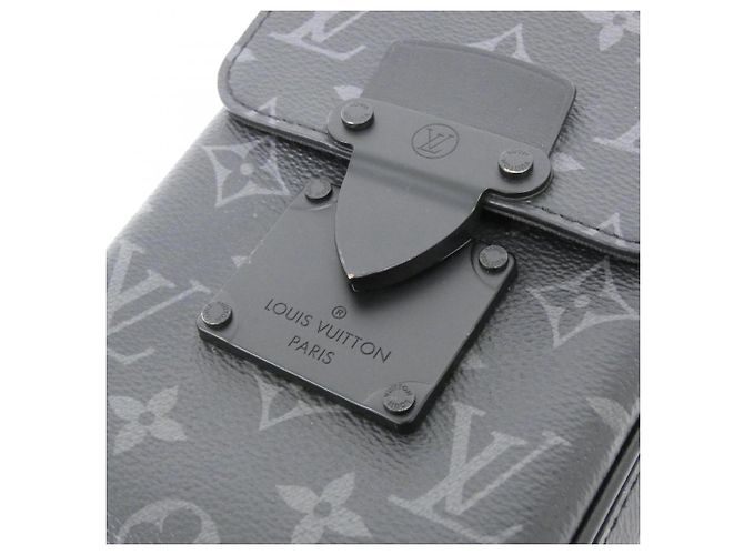 Portafoglio Vertical Wearable S-Lock Monogram Eclipse Louis Vuitton Nero Monogramma - vista 4