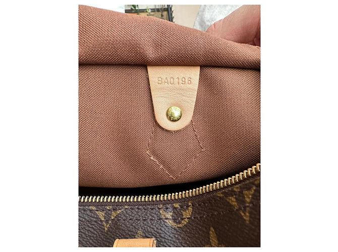 Borsa Speedy 30 Monogram Louis Vuitton Marrone Monogramma - vista 8