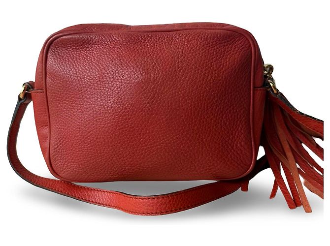 Borsa a tracolla Gucci Soho Rossa Arancione Rosso - vista 4