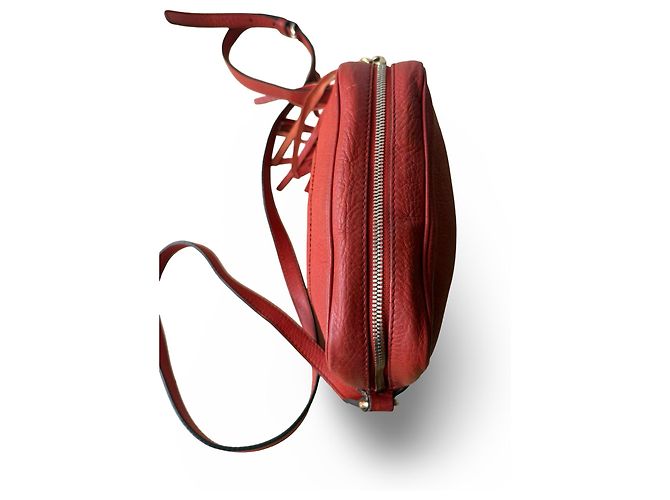 Borsa a tracolla Gucci Soho Rossa Arancione Rosso - vista 5