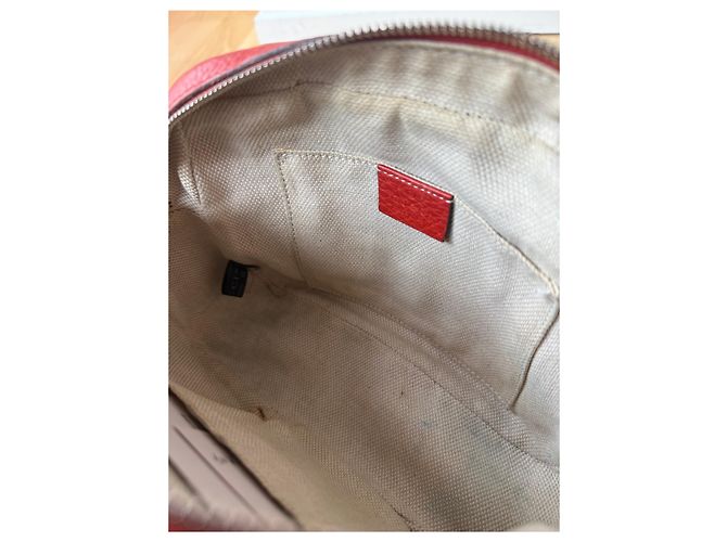 Borsa a tracolla Gucci Soho Rossa Arancione Rosso - vista 7