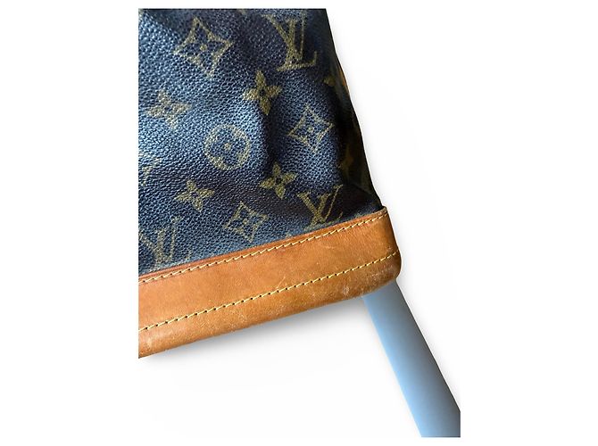 Noe Borsa a mano Louis Vuitton Noé Beige Pelle e Tela - vista 7