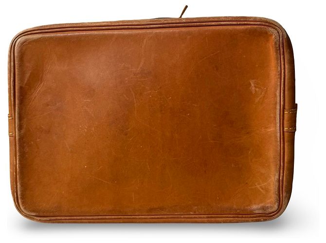 Noe Borsa a mano Louis Vuitton Noé Beige Pelle e Tela - vista 8