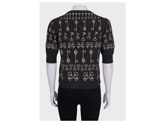 Dolce & Gabbana bestickter Kaschmir-Cardigan Größe S Pre-owned - Ansicht 3