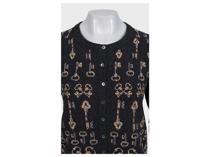 Dolce & Gabbana bestickter Kaschmir-Cardigan Größe S Pre-owned - Ansicht 4