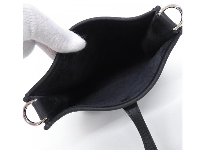 Hermès Hermes Evelyne Amazon Schultertasche Schwarz - Ansicht 7