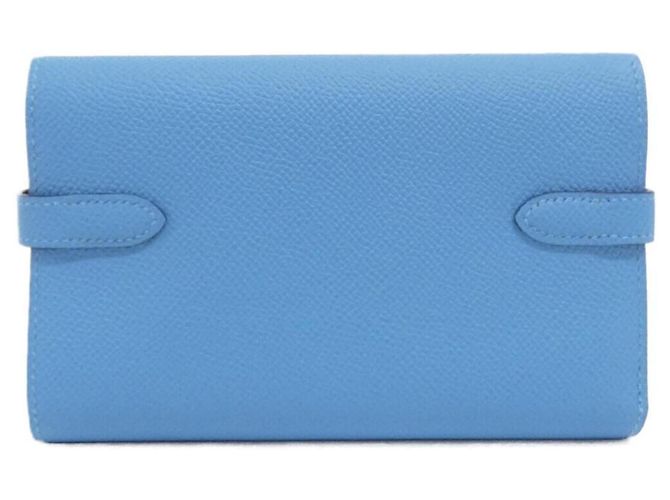 Hermès Cartera Hermes Kelly Depliant Medium Verso Azul - vista 2