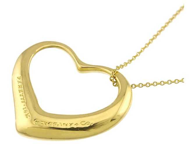 Collana Cuore Tiffany & Co. in oro giallo 18K - vista 3