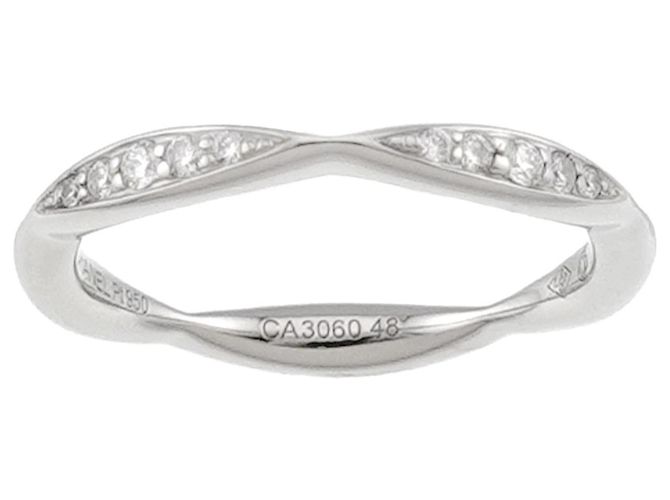 Chanel Camélia Bandring aus Platin - Ansicht 2
