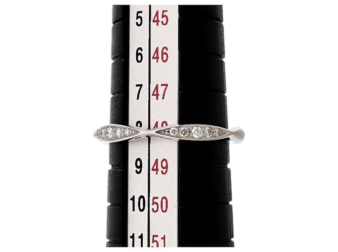 Chanel Camélia Bandring aus Platin - Ansicht 7