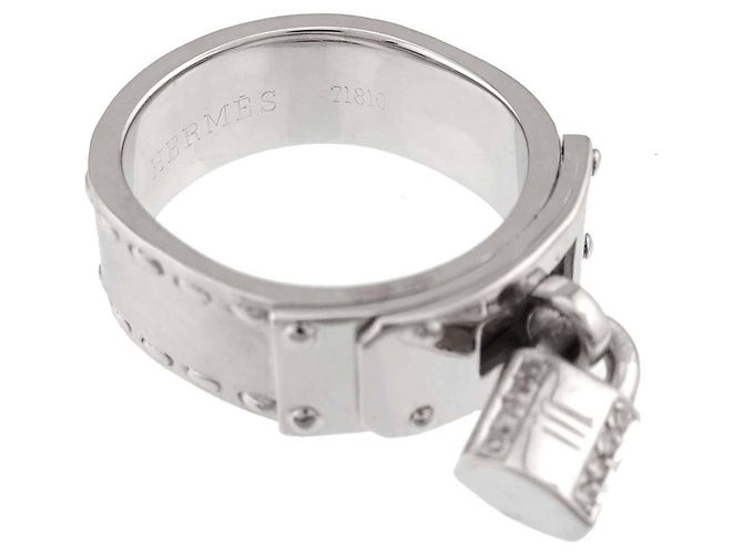 Hermès Anillo Hermes Kelly en oro blanco 18K - vista 4
