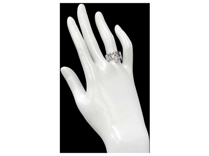 Hermès Anillo Hermes Kelly en oro blanco 18K - vista 9