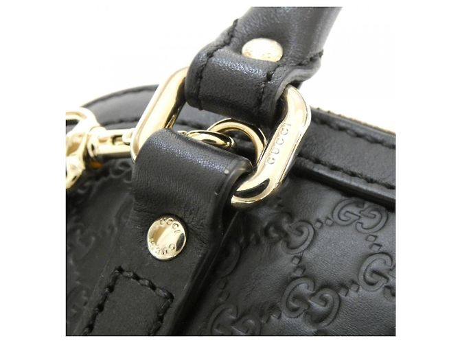 Borsa a mano Gucci in pelle nera Nero - vista 7