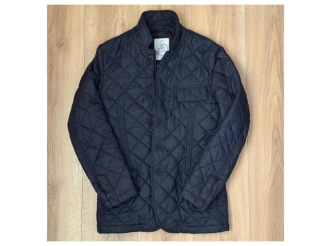 Barbour x Norton & Sons Steppblazer Dunkelblau - Ansicht 5