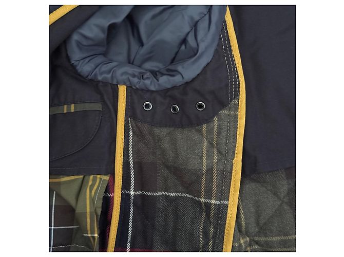 Barbour x Norton & Sons Steppblazer Dunkelblau - Ansicht 9