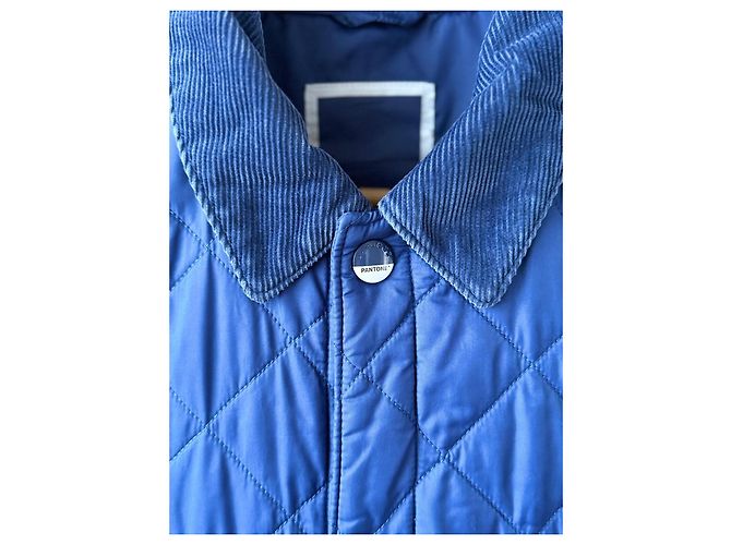 Barbour x Pantone Steppjacke Blau - Ansicht 2