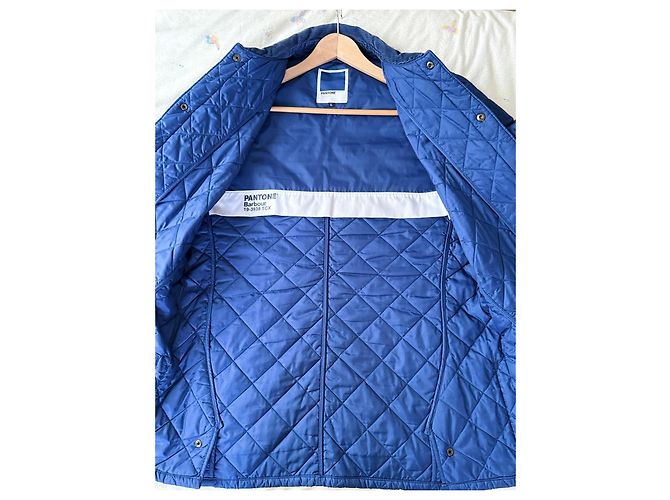 Barbour x Pantone Steppjacke Blau - Ansicht 3