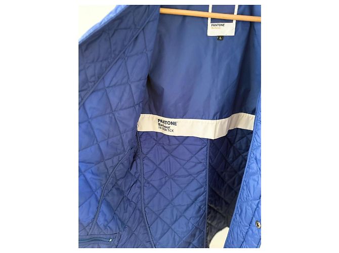 Barbour x Pantone Steppjacke Blau - Ansicht 6