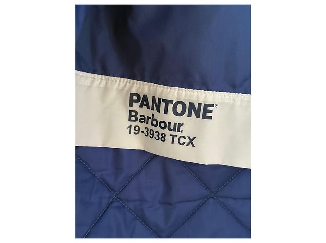 Barbour x Pantone Steppjacke Blau - Ansicht 9