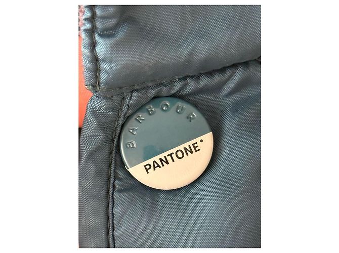 Barbour x Pantone Steppjacke Blau - Ansicht 3