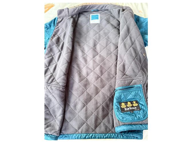 Barbour x Pantone Steppjacke Blau - Ansicht 5