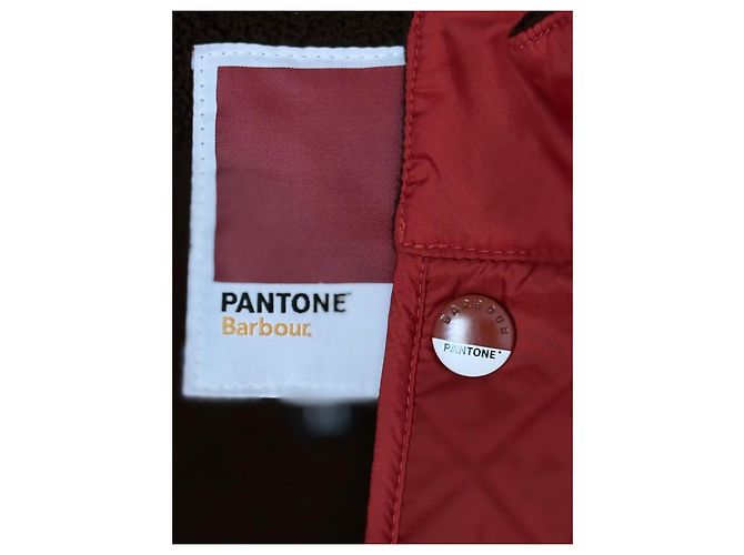 Barbour x Pantone Steppjacke Rot - Ansicht 3
