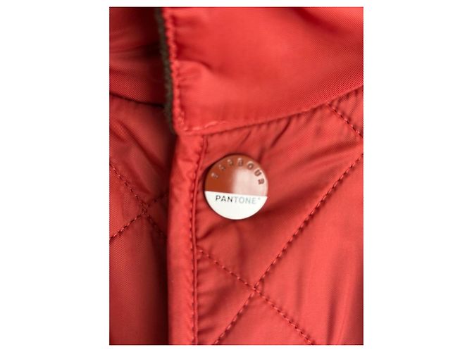 Barbour x Pantone Steppjacke Rot - Ansicht 5