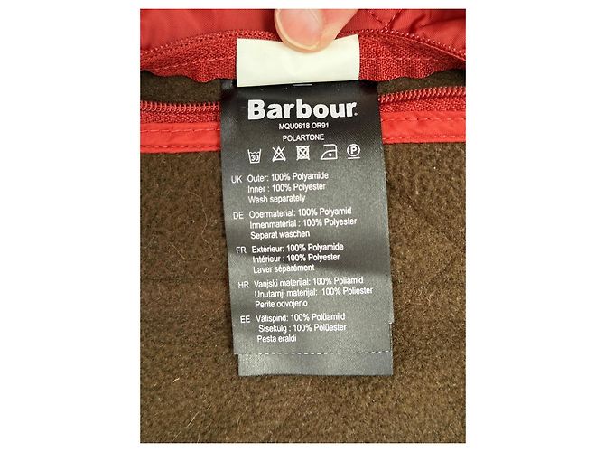 Barbour x Pantone Steppjacke Rot - Ansicht 8