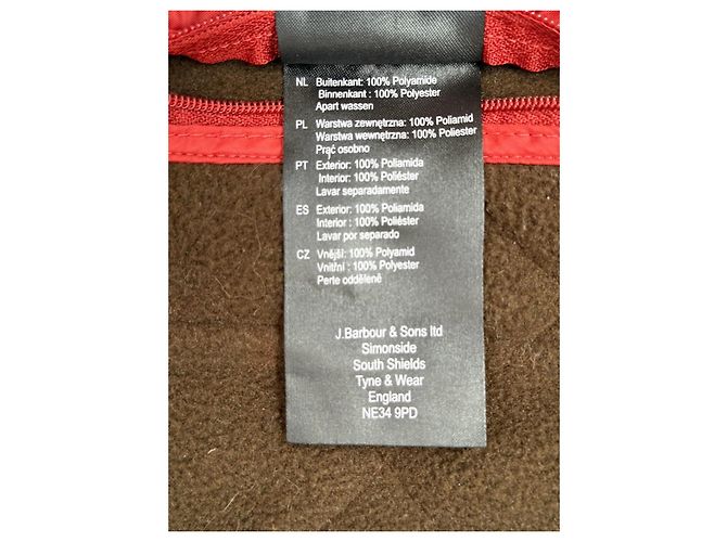 Barbour x Pantone Steppjacke Rot - Ansicht 9