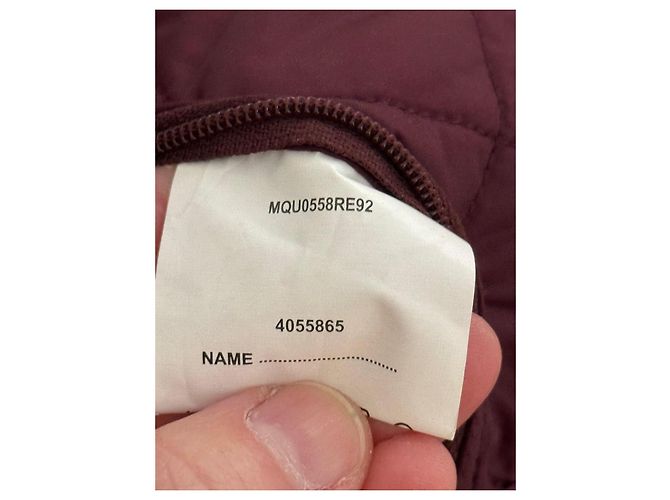 Barbour x Pantone Steppjacke Bordeaux - Ansicht 11