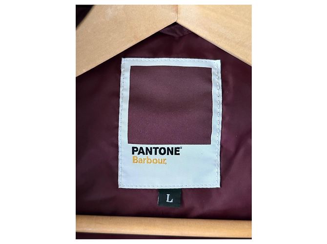Barbour x Pantone Steppjacke Bordeaux - Ansicht 5