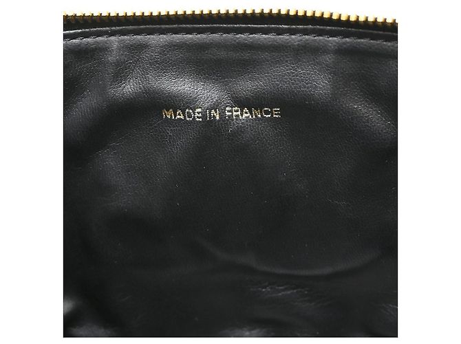 Chanel Vintage Timeless Cosmetic Case Caviar Small Black - view 4