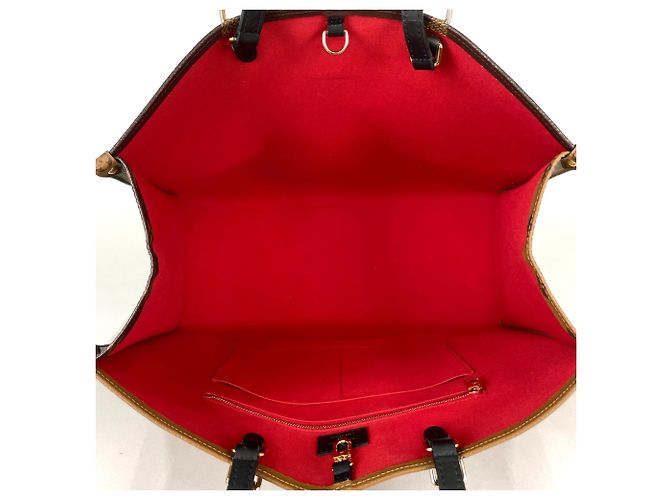 Borsa Tote Louis Vuitton OnTheGo GM Marrone - vista 8