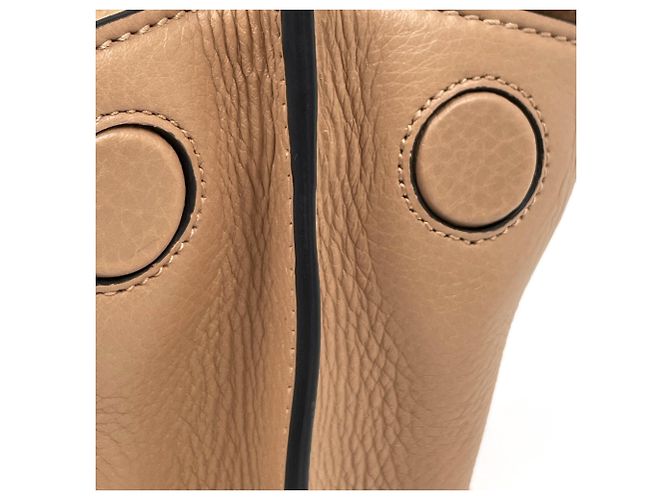 Bamboo Borsa Gucci in pelle beige e bambù - vista 4