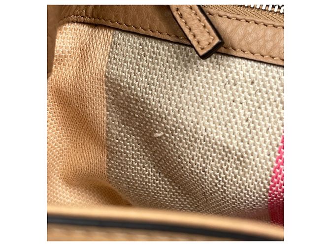 Bamboo Borsa Gucci in pelle beige e bambù - vista 8