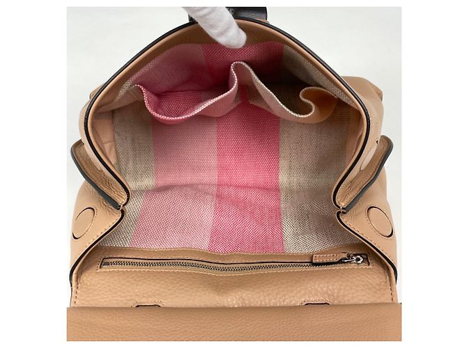 Bamboo Borsa Gucci in pelle beige e bambù - vista 9