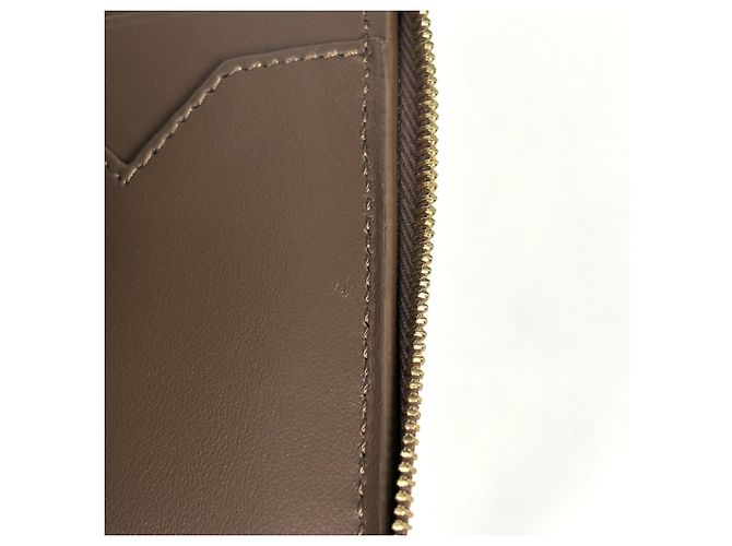 Fendi FF Diamond Bi-fold Geldbörse mit Reißverschluss Braun - Ansicht 5