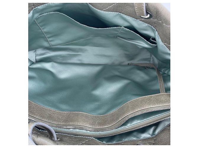 Borsa Tote Chanel On the Road in verde - vista 10