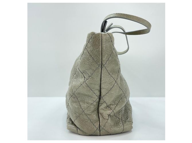 Borsa Tote Chanel On the Road in verde - vista 3