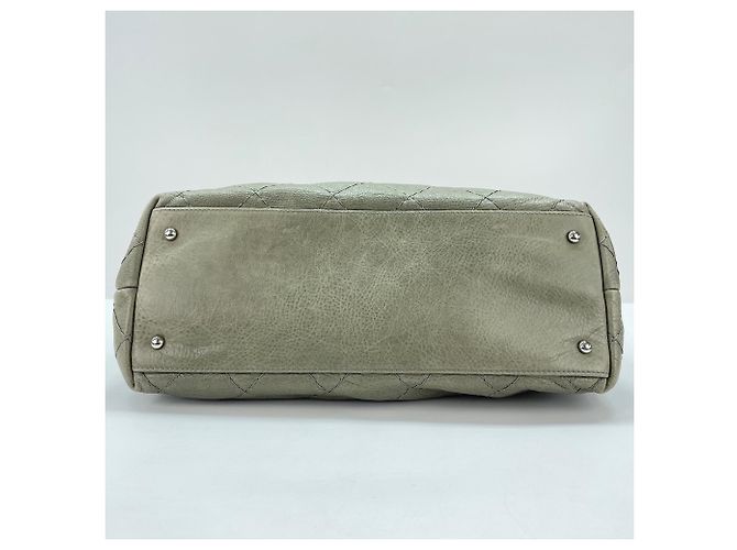 Borsa Tote Chanel On the Road in verde - vista 5