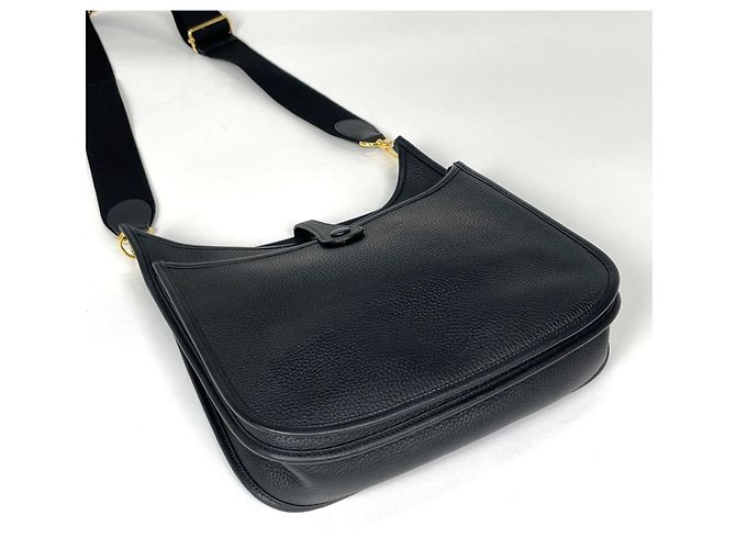 Hermès Borsa a tracolla Hermes Evelyne 3 PM Nero - vista 2