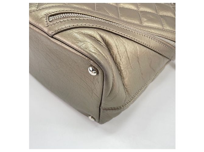 Chanel Cambon Line Gold Schultertasche Golden - Ansicht 10