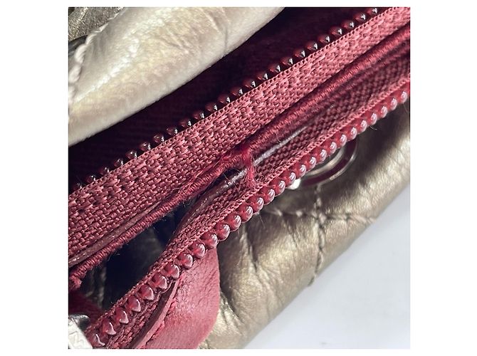 Chanel Cambon Line Gold Schultertasche Golden - Ansicht 13