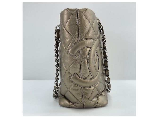 Chanel Cambon Line Gold Schultertasche Golden - Ansicht 6