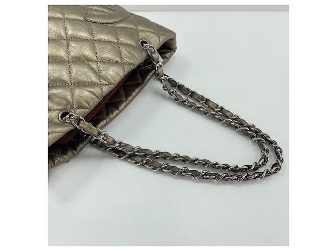 Chanel Cambon Line Gold Schultertasche Golden - Ansicht 9