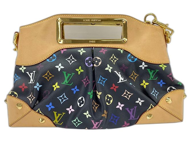 Borsa Louis Vuitton Judy MM Nero - vista 3