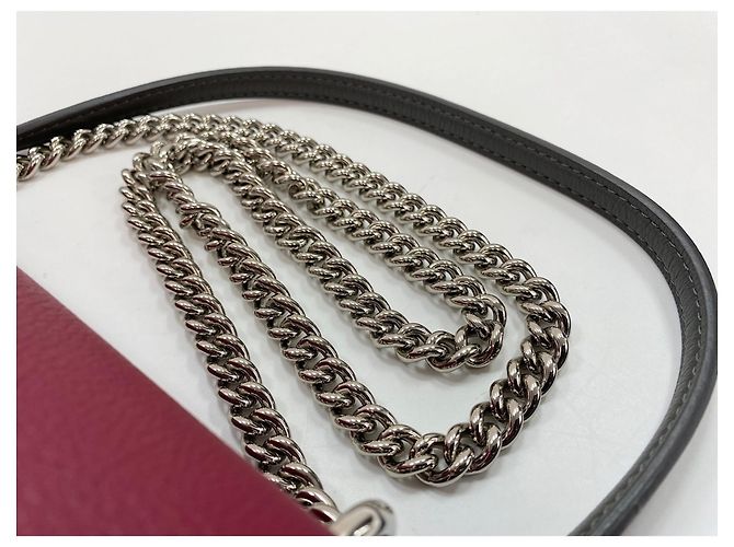 Borsa a tracolla Louis Vuitton MyLockme BB Rosso Bordò - vista 11