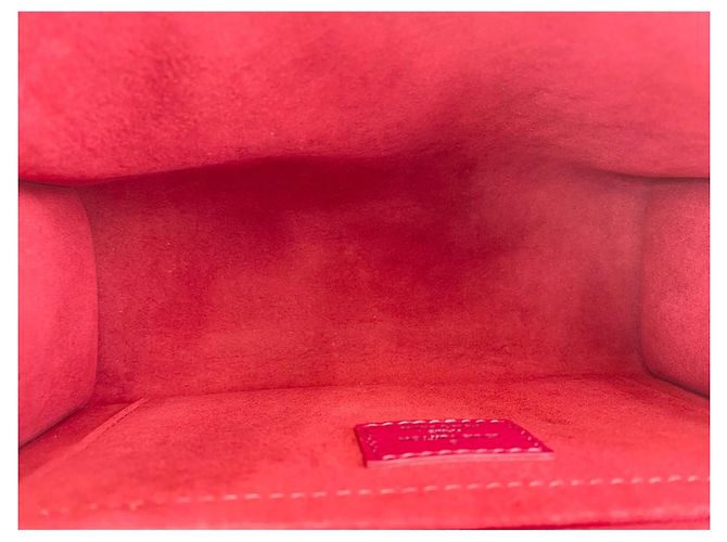 Borsa a tracolla Louis Vuitton MyLockme BB Rosso Bordò - vista 13