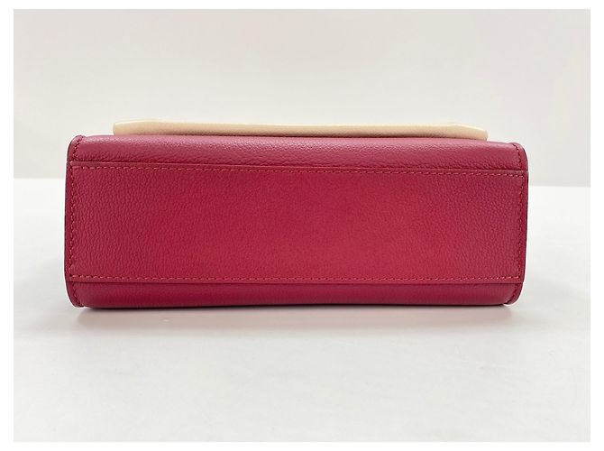 Borsa a tracolla Louis Vuitton MyLockme BB Rosso Bordò - vista 7