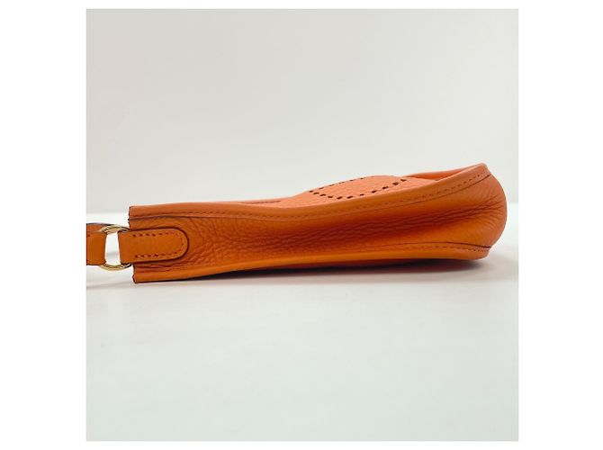 Hermès Borsa a tracolla Hermes Evelyne TPM Arancione - vista 6